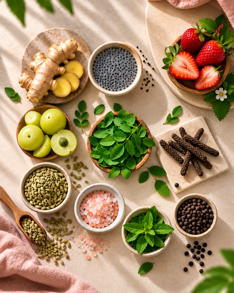 Real foods your body recognises, not lab isolates.