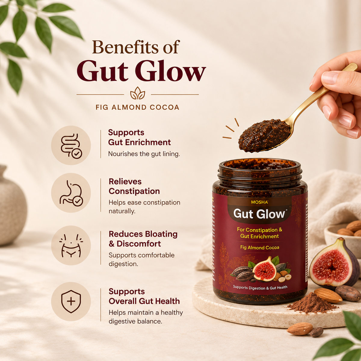 Gut Glow Constipation Fudge