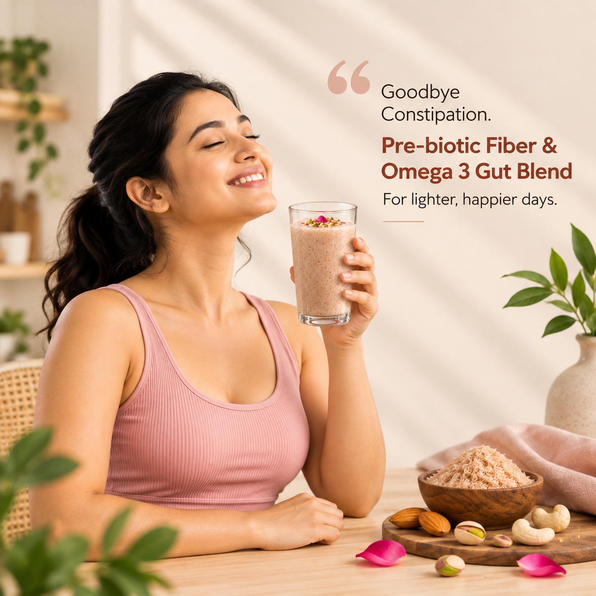 Gut Ease Pre-Biotic Fiber & Omega 3