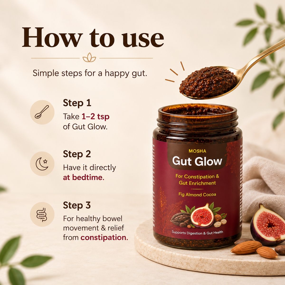 Gut Glow Constipation Fudge